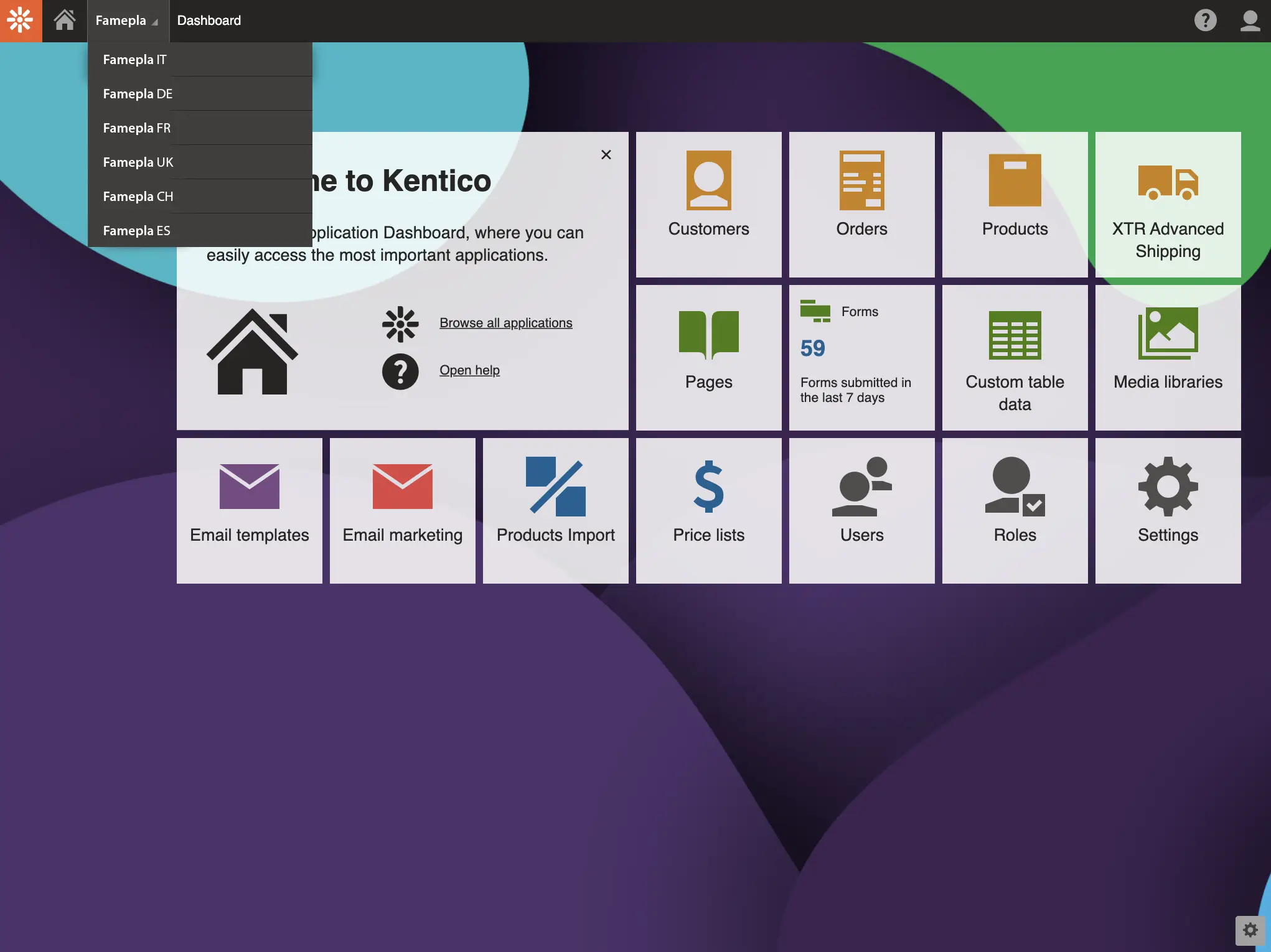 Famepla storage ecommerce multimarket