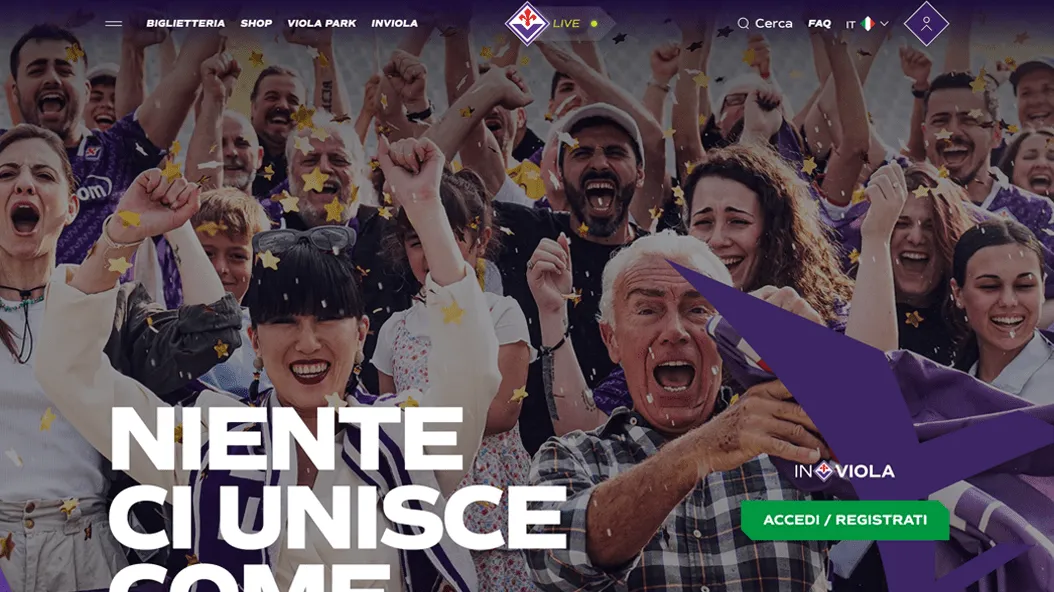 Exetera ACF Fiorentina Caso di Successo Home Image