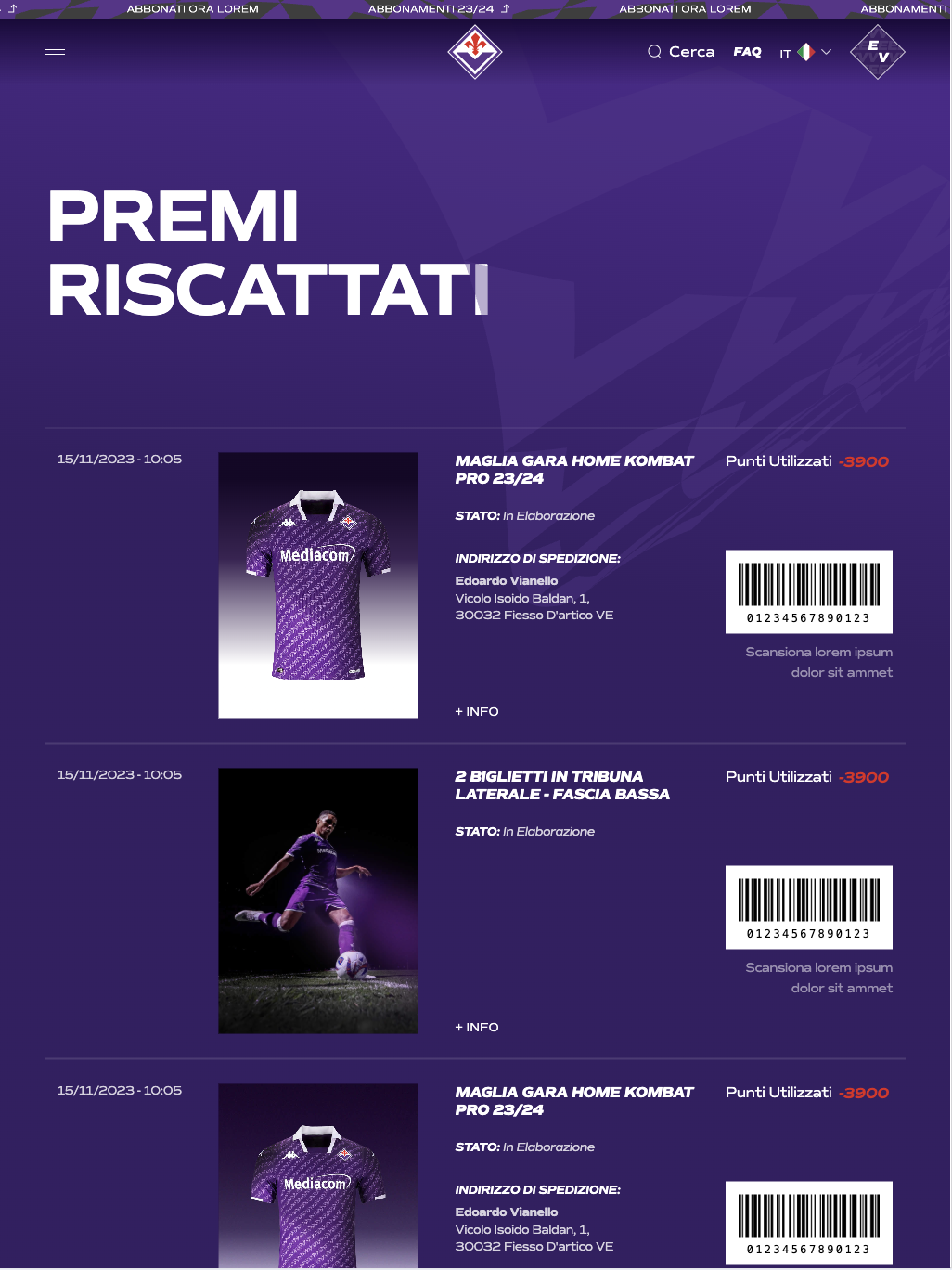 success story - inviola - catalogo premi