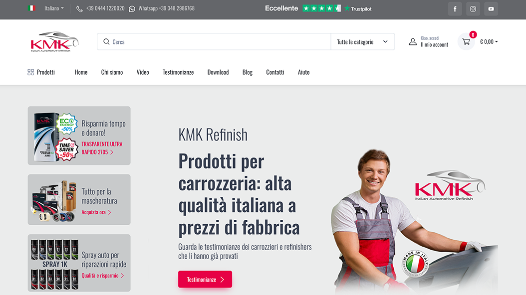 Exetera KMK Refinish Caso di Successo Home Image