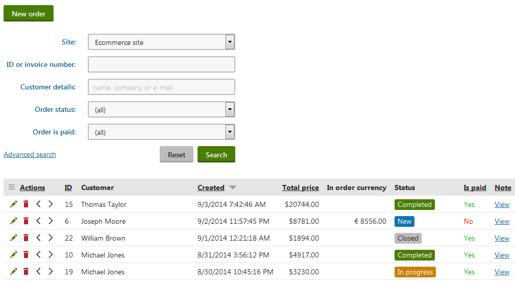 managing_orders.png XTR K13 Gestione degli ordini