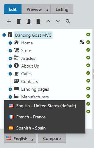Pages_Culture_Selector.png XTR K13 Modifica del contenuto di siti web multilingue