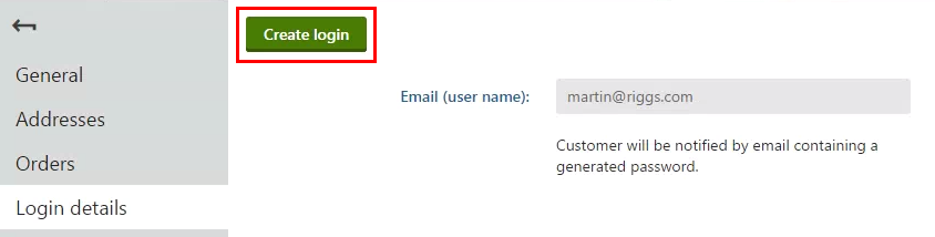 clicking_create_login.png XTR K13 Creazione dell’account utente di un cliente Creazione login