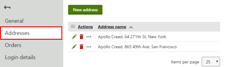 example_switching_to_addresses.png XTR K13 Esempio – Modificare l’indirizzo di un cliente Indirizzi