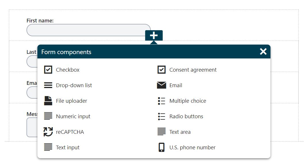 form_builder_adding_form_fields.png XTR K13 Aggiunta di nuovi campi