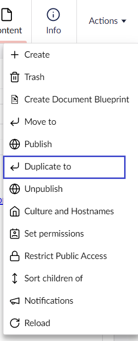 Actions-Menu.png Umbraco Copiare una pagina Opzione 2