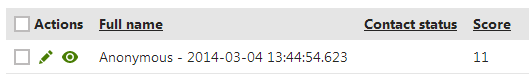 scored_contact.png XTR K13 Esempio – Utilizzo del contact scoring Prova della funzionalità di scoring Tab Contatti
