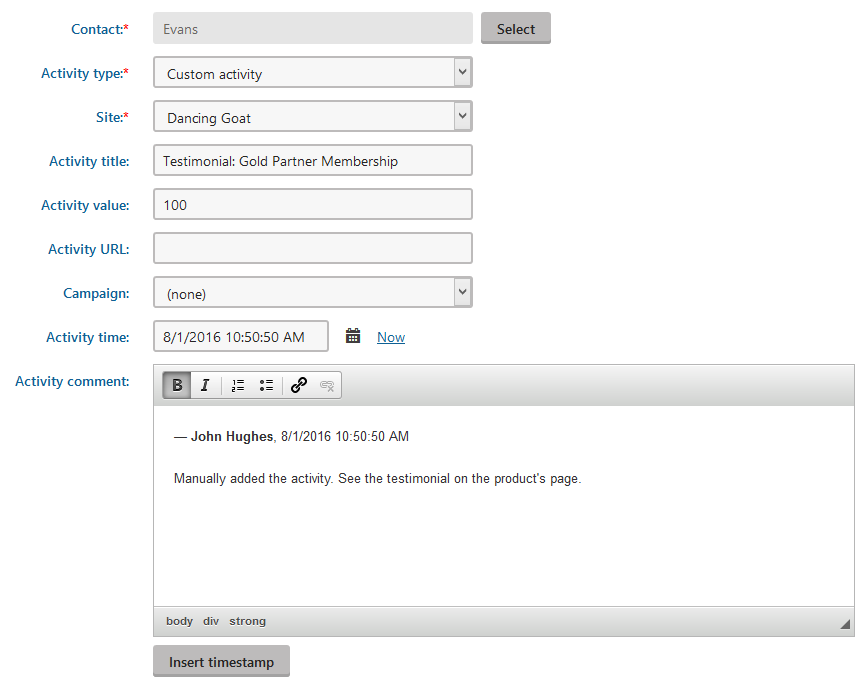 logging_custom_activity.png XTR K13 Registrazione manuale di attività personalizzate