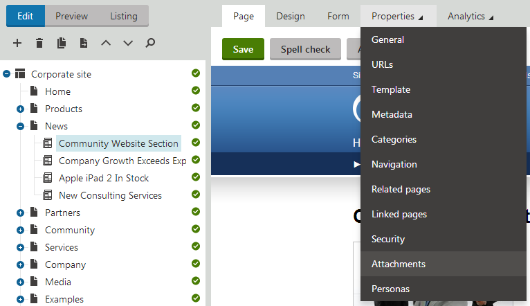Displaying-page-attachments.png XTR K13 Per allegare un file a una pagina
