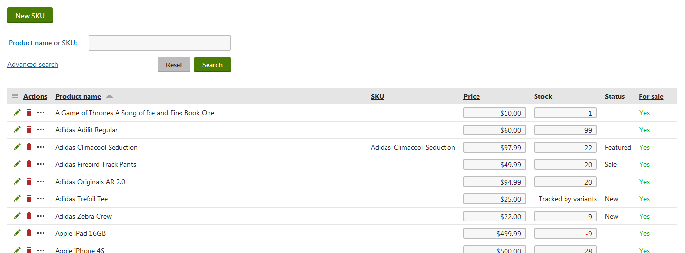 managing_products_sku_list_hidden_sections_tree.png XTR K13 Gestire gli SKU indipendenti Nuovo SKU