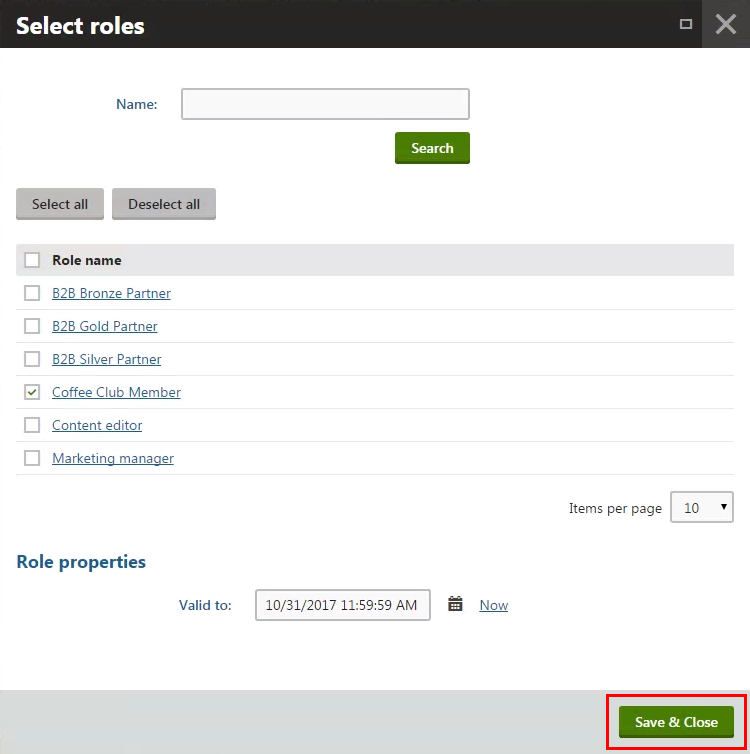 clicking_save_and_close.png XTR K13 Assegnare ruoli ai clienti Salva e chiudi