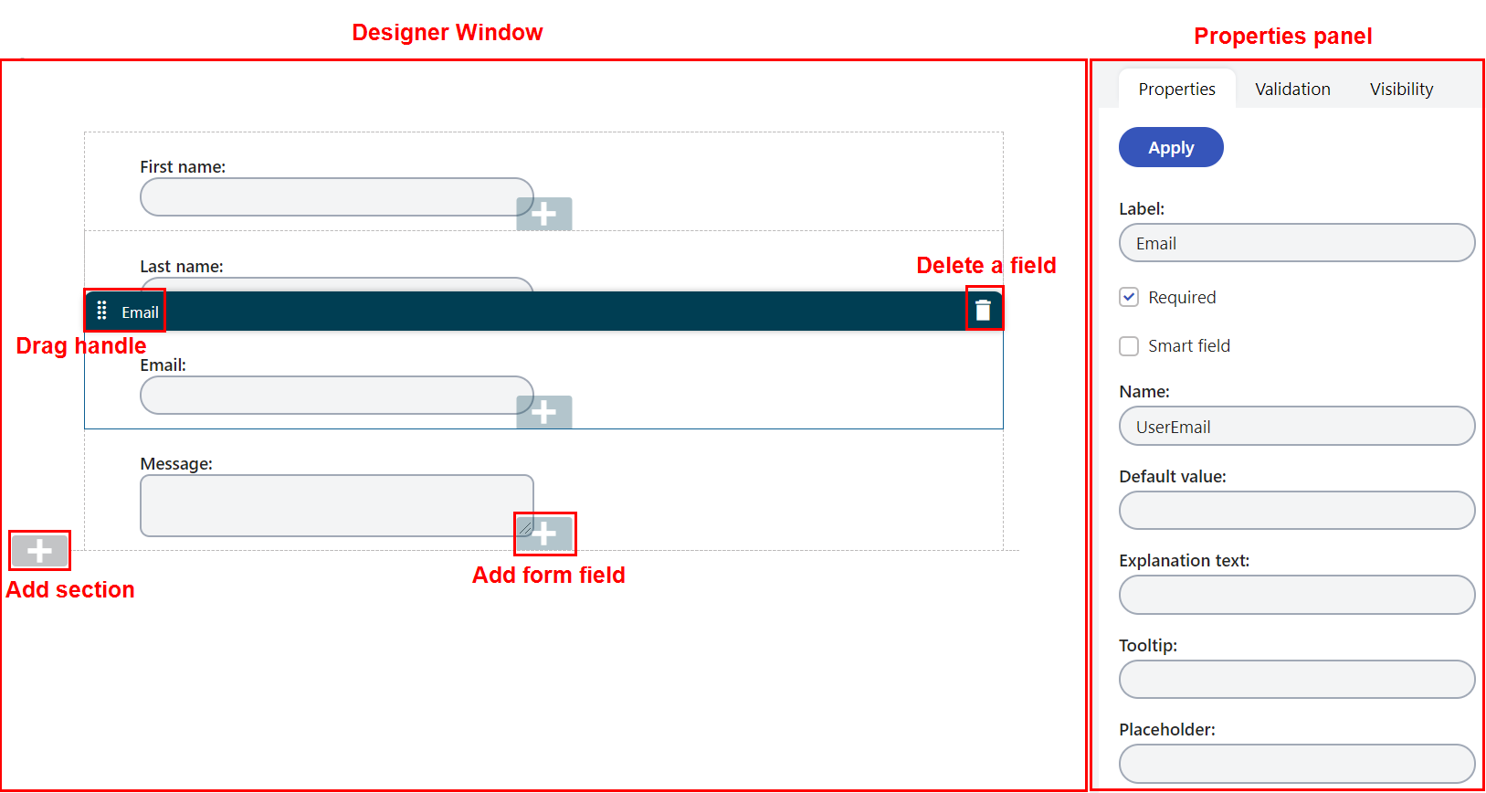 form_builder_UI_overview_notes.png XTR K13 Comporre i moduli