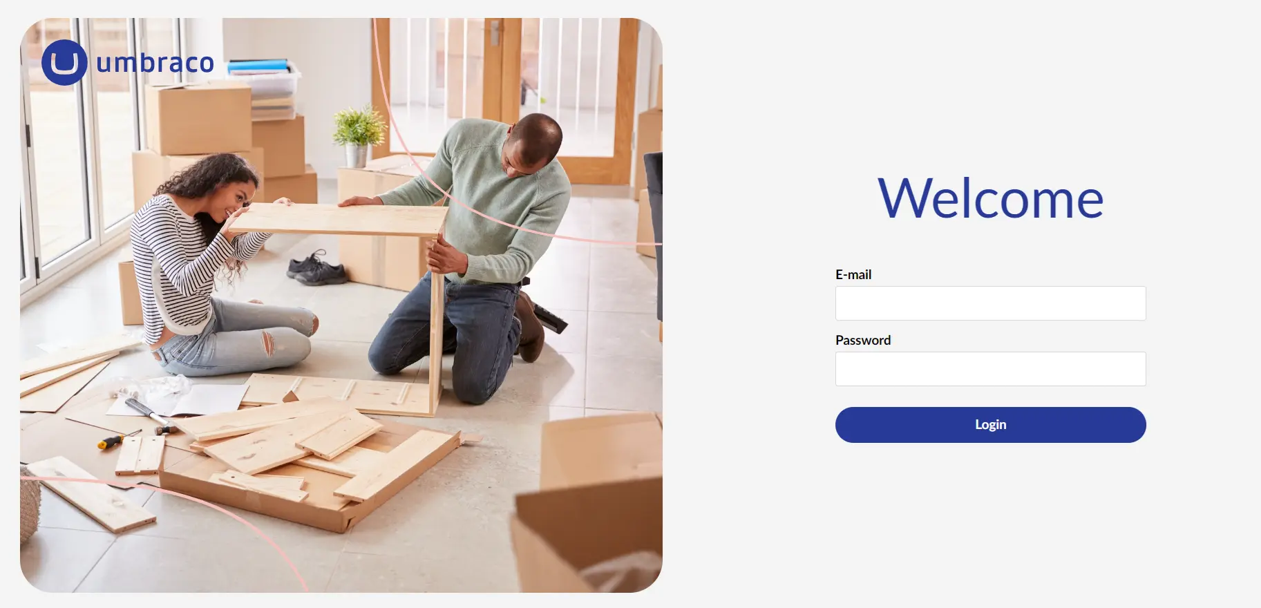 Login-Screen.webp Umbraco Accedere (Logging in)