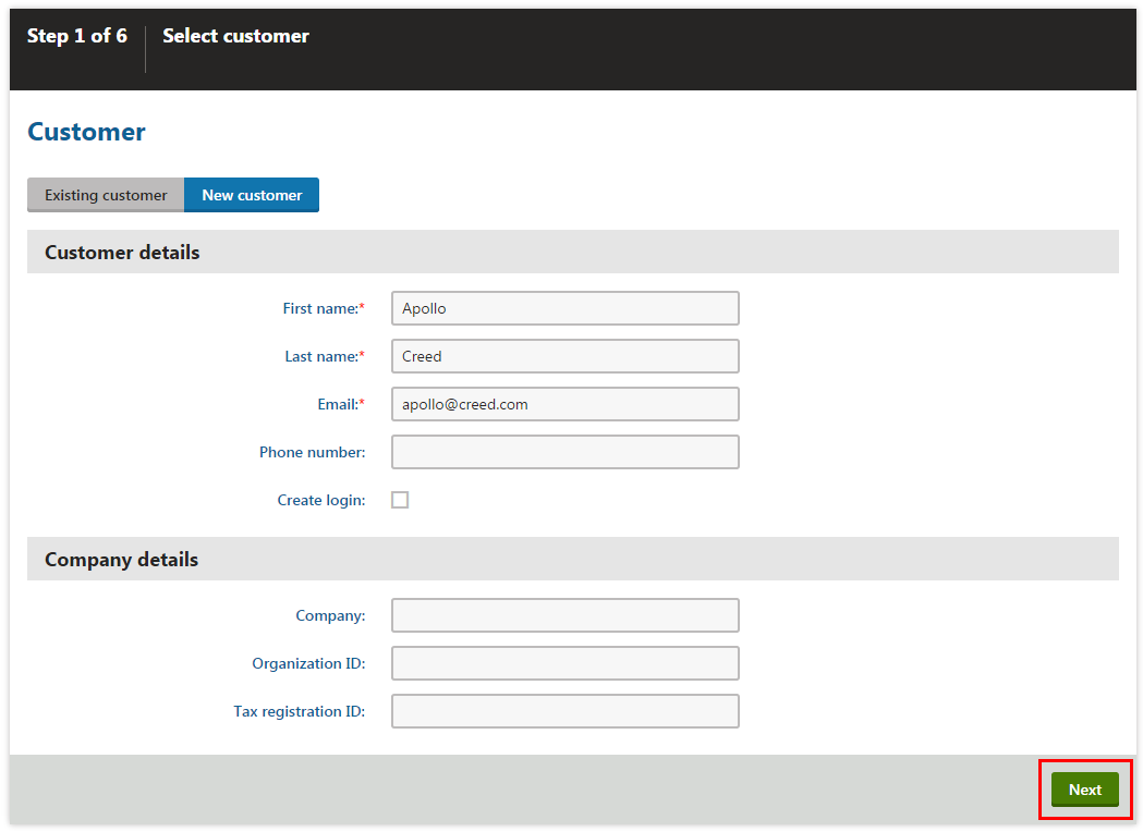 clicking_next_in_order_wizard.png XTR K13 Creazione di un cliente durante la creazione di un ordine Dettaglio del cliente